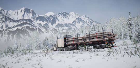 alaskan Snow road truckers Sim