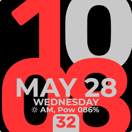 IWF Neon Pulse II watchface screenshot 27