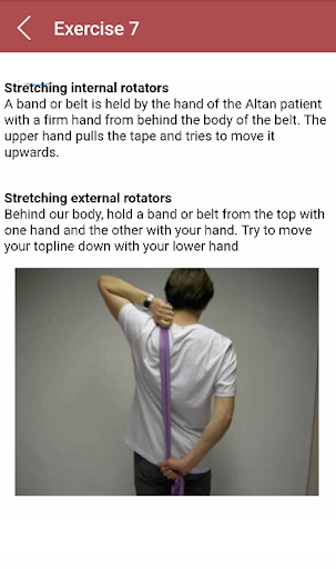 Shoulder Pain Exercises Screenshot