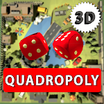 Cover Image of Descargar Quadropoly 3D - New Online Classic Board Dice Game  APK