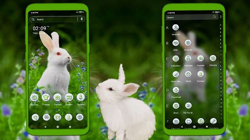 White Rabbit Launcher Theme Screen 3