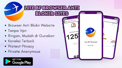 Android application Lite BF Browser Anti Blokir screenshort