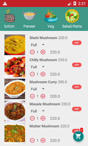 Taj Restaurant Screen 2