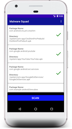 Android application Malware Squad screenshort