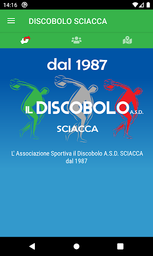 Android application Discobolo Sciacca screenshort