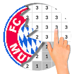 Cover Image of Herunterladen Fußball-Logo Farbe nach Zahlen  APK