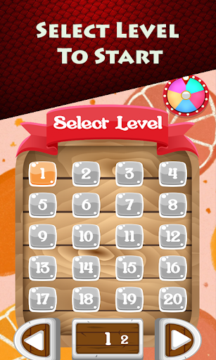 Android application Sweet Fruit Match screenshort