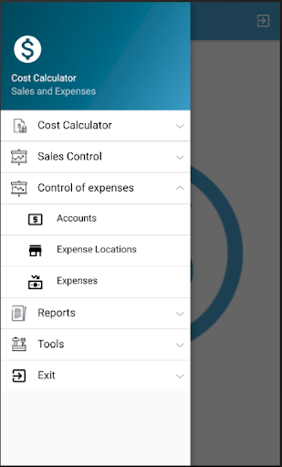 Cost and Sales Screen 3