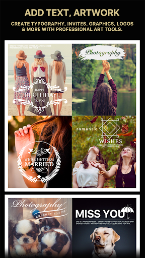 Android application Message Card Pro - sticker lab screenshort