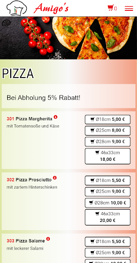 Amigos Pizza Laupheim Screen 3