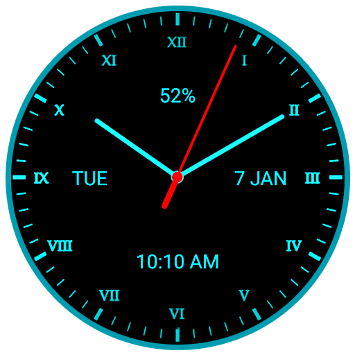 LED Clock live wallpaper app logo