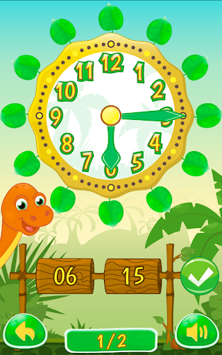 Dino Time learning clock