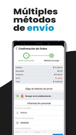 Android application PubliFácil screenshort