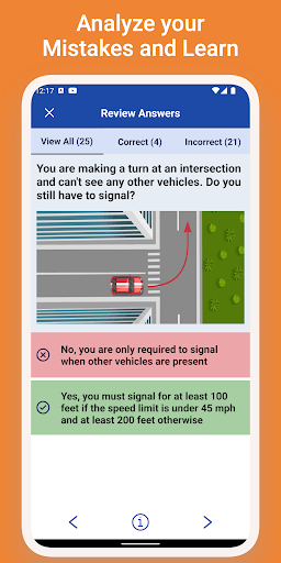 ND Permit Practice Test Screen 3