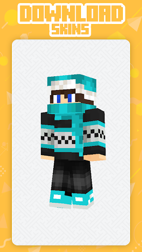 Android application Winter Skin Minecraft screenshort
