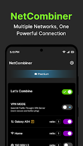 NetCombiner - Internet Bonding screenshot