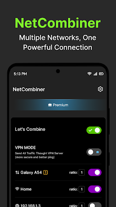 NetCombiner - Internet Bonding screenshot 5