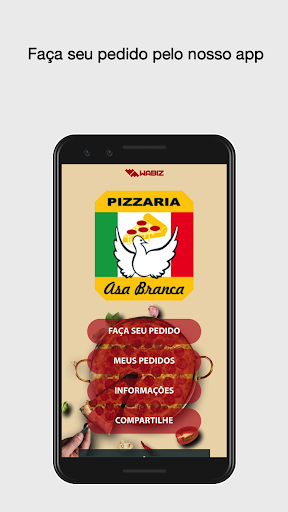 Android application Pizzaria Asa Branca screenshort