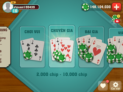 Thirteen Cards (Tien Len) 2.0.1 screenshots 6