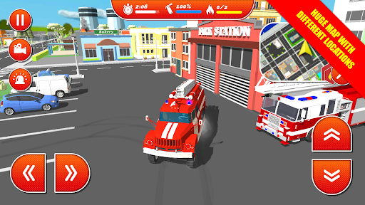 City Firefighter Heroes 3D Screen 3