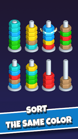 Game screenshot Nut Sort-Color Puzzle Game mod apk