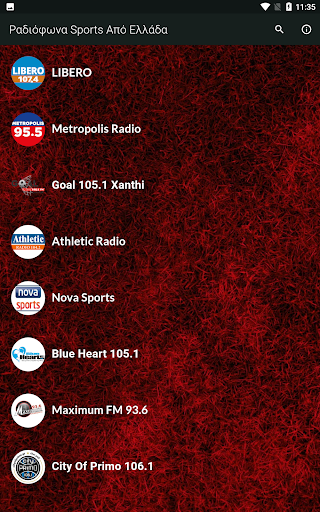 Android application Ραδιόφωνα Sports Από Ελλάδα screenshort