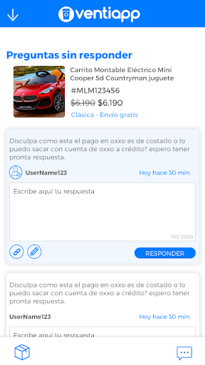 Ventiapp GO Screen 3