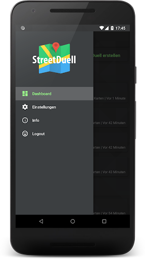 Android application Street Duell screenshort