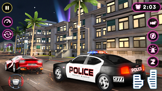 Police Car Chase Thief Game