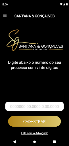 Android application Sant'Ana & Gonçalves Advogados screenshort