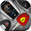Keys simulator and cars sounds icon