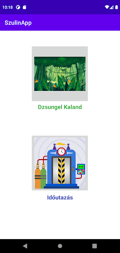 SzülinApp Screen 2