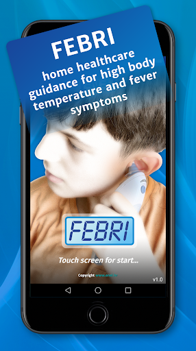Android application FEBRI: treatment guide screenshort