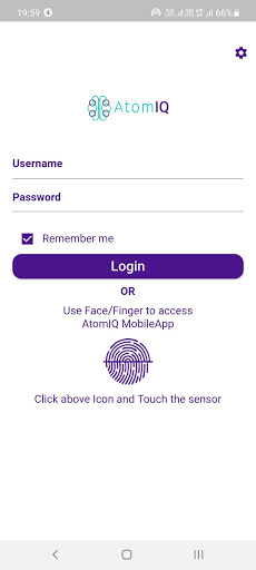 Android application AtomIQ screenshort