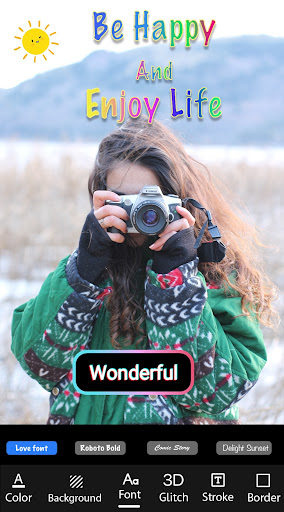 Android application Text Art - Photo Text Editor screenshort