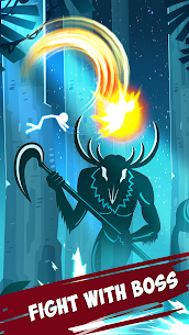 Idle Stickman MOD APK- King of Weapons (UNLIMITED GOLD) 1