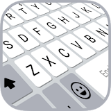 White&Emoji Pro Keyboard Theme - Pearl White icon