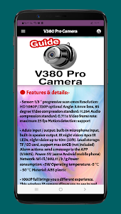 V380 pro camera guide
