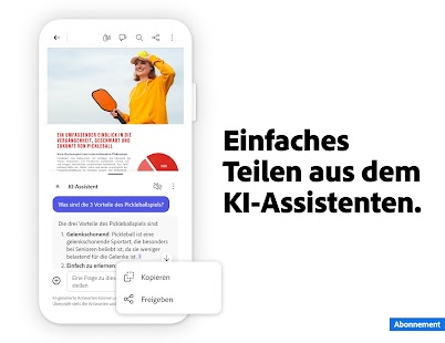 Adobe Acrobat Reader für PDF Screenshot