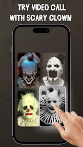 Scary Clown Fake Video Call