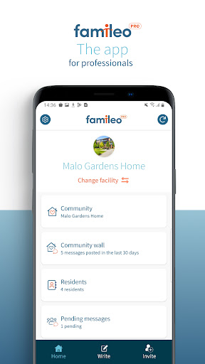 Android application FamileoPro screenshort