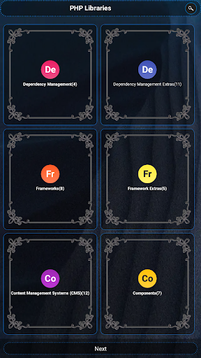 PHP Libraries and Compiler Screen 3