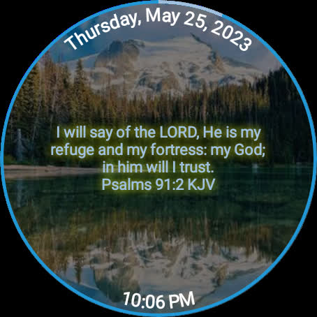 Refuge Bible Watch Face Screen 2