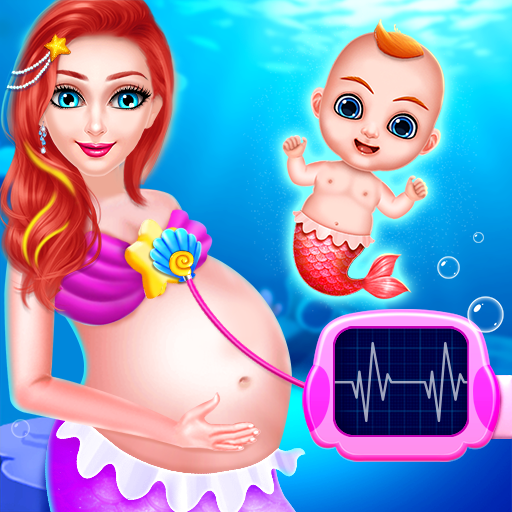 Mermaid Game: Newborn,Pregnant Logo