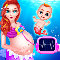 Imagen de ícono de Mermaid Game: Newborn,Pregnant