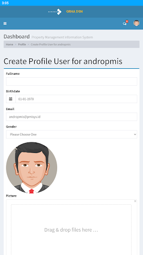 Android application PMIS GrhaDSN screenshort