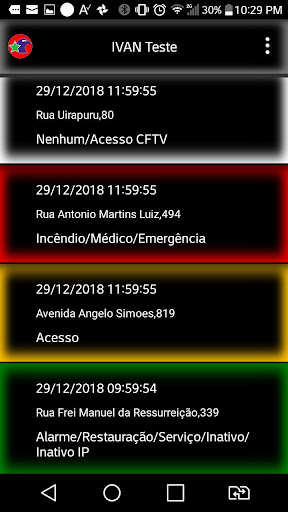 Condor Alerta Screen 2