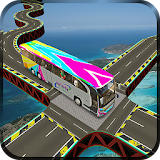 Impossible Bus Simulator Tracks Driving icon