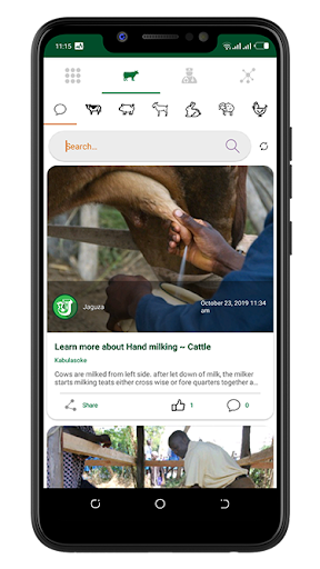 JAGUZA Livestock App Screen 2