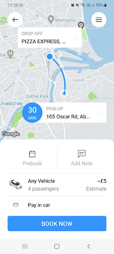 uBook by Rainbow City Taxis Screen 3